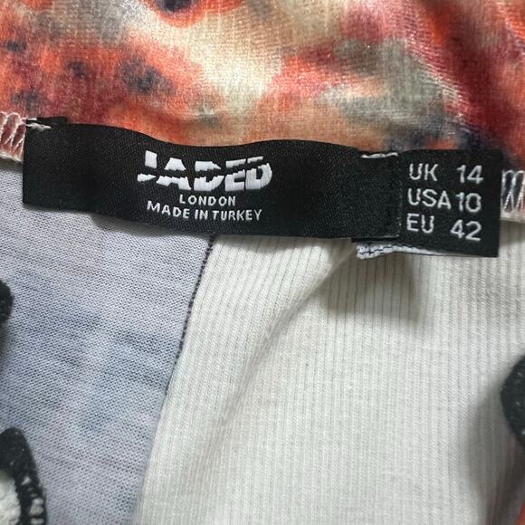 Jaded London Multicolor Patchwork Flare Pants - Picture 7 of 8